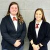 NCMC students (L to R) Abigail Neill is elected as the 20-21 MO PAS President and Abby Dobbins as the 20-21 MO PAS Vice President.