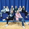 Pictured left to right: Seated in front is Emma Henderson and Callie Skinner. In the back, left to right: Madison Reeter, Alexis Neely, Dani Critten, Julie Courter, Tori Dustman, and Addison Lewis.