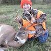 Chevy Smith, 7 years old and a second grader at Tri-County School is shown above with a 9 point buck, he bagged Sunday afternoon. This is his first deer, and he is the son of Lindsey and Jesse Smith, of Jamesport.
