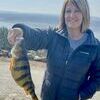 Sharon Christopher of Cedar Hill is the first  
   record-holder of 2021 after catching a        
    2-pound, 7-ounce yellow perch March 7 from 
   Bull Shoals Lake.