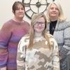 Pictured left to right are Diane McLey, Catlin Achter and Belinda Cameron.
