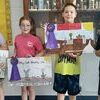 Tri-County - left to right: Lillian Johnson, 3rd grade County Winner; Ava Rice, 4th grade County Winner; Xaviar Koenig, 5th grade County Winner; and Tyler May, 6th grade.
