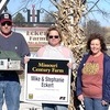 Mike and Stephanie Eckert or rural Grundy County were recently recognized through the University of Missouri Extension as owning a Missouri Century Farm.  Pictured presenting the Eckert’s with this recognition are members of the Grundy County Extension Council.  Sarah Allen, Mike Eckert (holding a replica of the original farmstead). Stephanie Eckert, Denise Hamilton, and Morgan Duff.