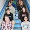 Candidates pictured are: in front, freshmen - Cale Turner and Tori Dunks; sophomores - Zander Smith and Chloe Ableidinger; juniors - Jakob Ybarra and Stevie Lockridge (not pictured); seniors - Jaxson Waterbury and Rikki Cook; and basketball candidates - Garrett Skinner and Carly Turner.