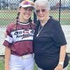 Riah Crump took her grandma Kathaleen Crump to Florida to watch her play. 
(submitted photo)