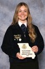 Abigail Burns of Gallatin won the Missouri FFA Agriscience Research-Animal Systems Proficiency Award at the 95th Missouri FFA Convention.