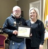 Pictured are: Terry Jarboe and Alicia Chrisman, MU Extension-­Daviess County Treasurer